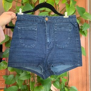 Urban Outfitters High Rise Denim Shorts